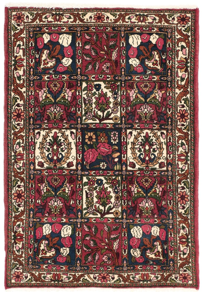 Bakhtiar Tappeto 70x100 (Iran) Annodato A Mano