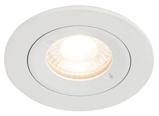 Faretto da incasso Smart bianco rotondo IP44 con Wifi GU10 50mm - Xena