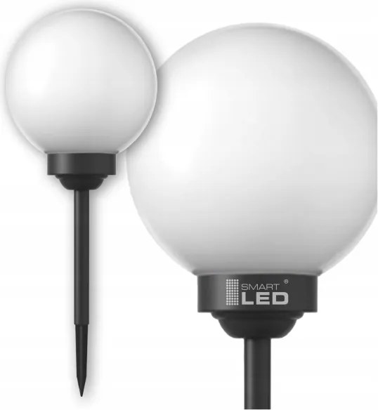 Lampada solare a LED, 1,2 V, 6500 K, 200 mAh, Ø 15 cm, IP44, bianco/nero