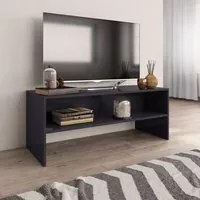 Mobile TV Grigio Lucido 100x40x40 cm in Truciolato cod mxl 9535