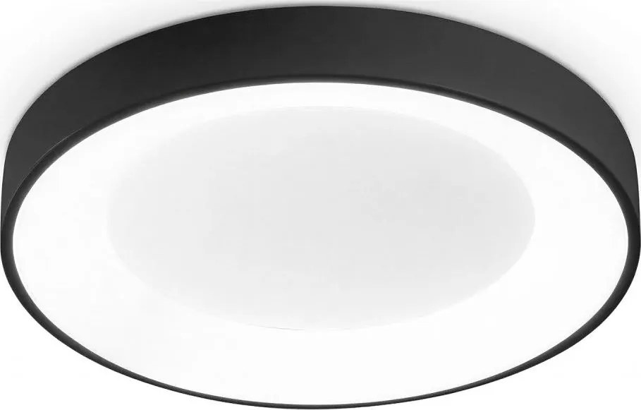 Ideal Lux - Plafoniera LED PLANET LED/20W/230V CRI 90 Ø 40 cm nera