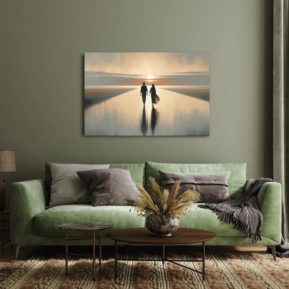 Quadro su tela – Innamorati al crepuscolo