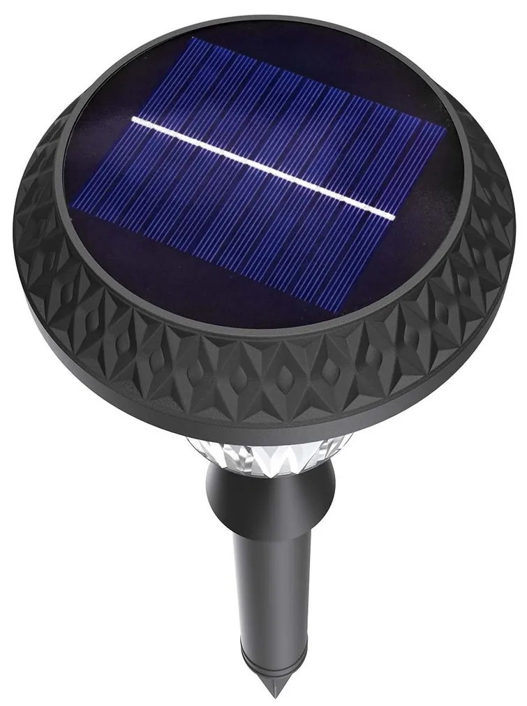 Lampada Solare da Giardino a Picchetto IP65 200 lumen con Telecomando Colore Bianco Naturale 4.000K