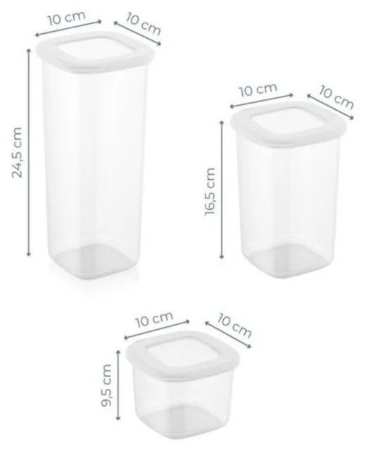 Set di contenitori alimentari 18 pz Fresco – Hermia