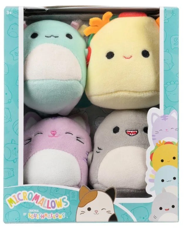 Set di peluche 4 pz Micromallows 4Pack – SQUISHMALLOWS