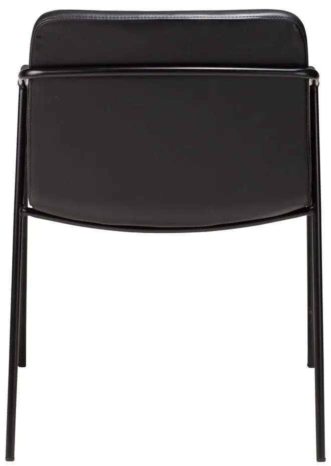 Sedia da pranzo in similpelle nera Boto - DAN-FORM Denmark