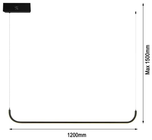 Immax NEO 07221L - Lampadario a sospensione con filo LED dimmerabile LITE PATTINI LED/26W/230V + +TC