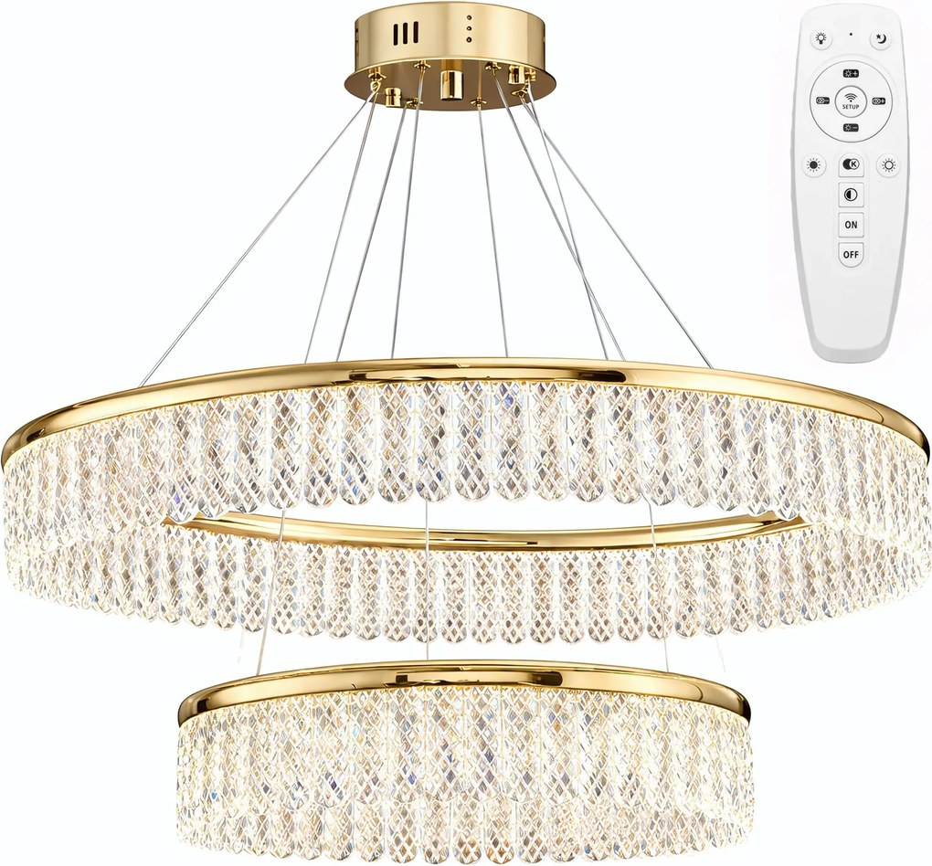 Lampada da soffitto LED APP1750-CP Gold