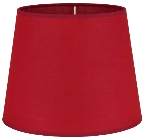 Duolla - Paralume per lampada da tavolo CLASSIC M E27 diametro 24 cm rosso