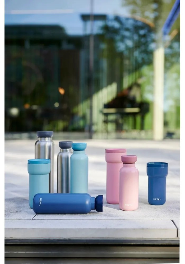 Tazza termica in argento 375 ml Natural brushed - Mepal