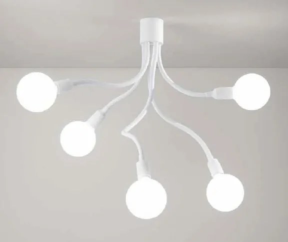 Perenz Bulbo Applique orientabile in metallo e gomma disponibili a 1 luce, 3 luce e 5 luci