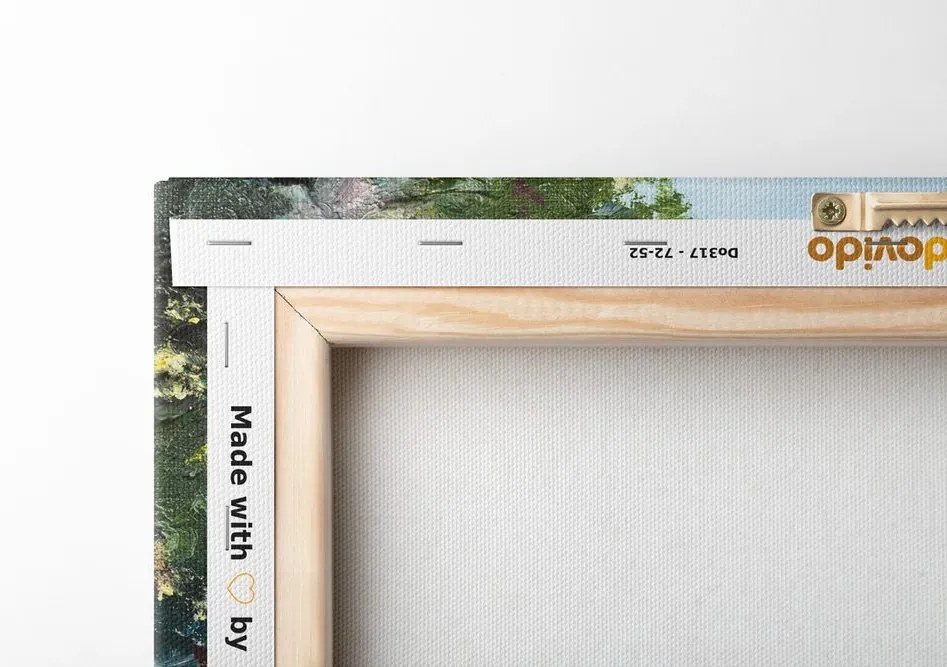 Stampa su tela – Pittura a olio di paesaggio