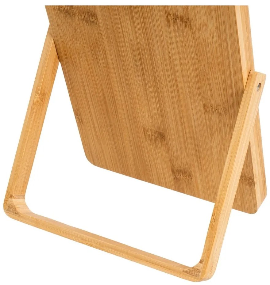 Specchio cosmetico con cornice in bambù 20x27 cm - Casa Selección