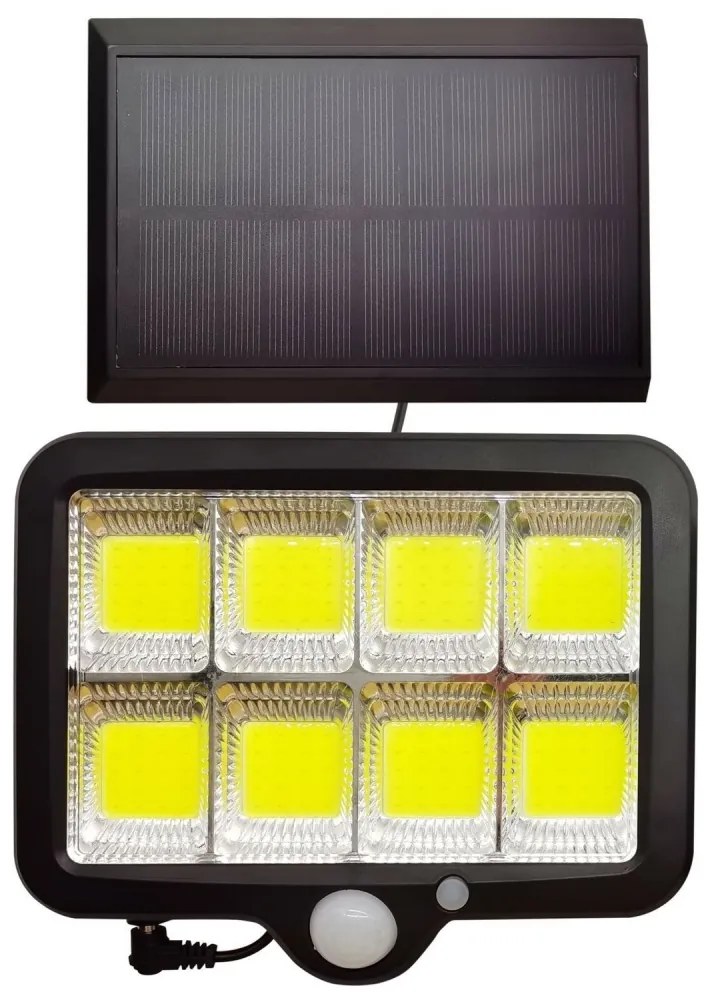 Riflettore LED solare con sensore INTEGRA LED/3W/3,7V IP44 + +TC