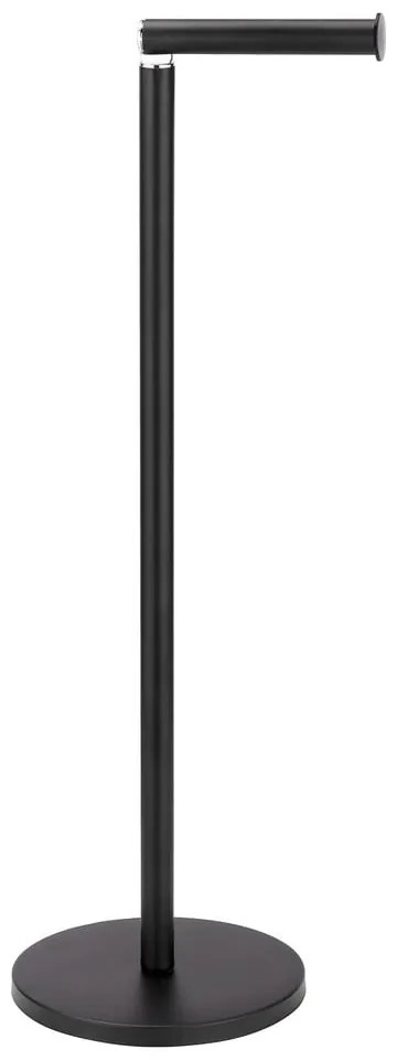 Porta carta igienica in acciaio nero - Wenko