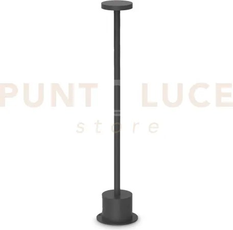 Toffee lampada nero 20cm led 3000k 8w  900 lm ip67