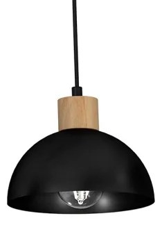 Lampadario su filo ERIK 3xE27/60W/230V beige/nero