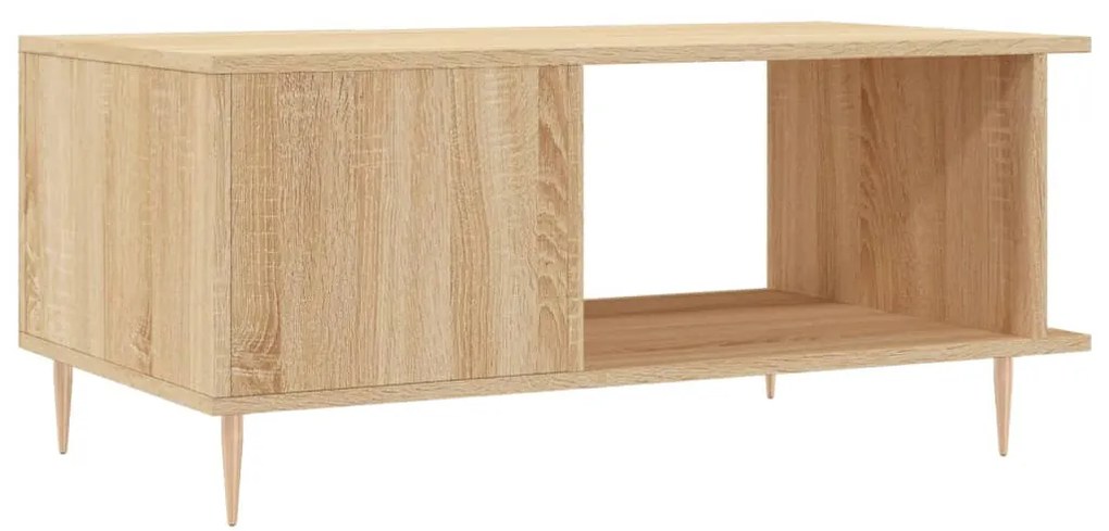 Tavolino da Salotto Rovere Sonoma 90x50x40 cm Legno Multistrato