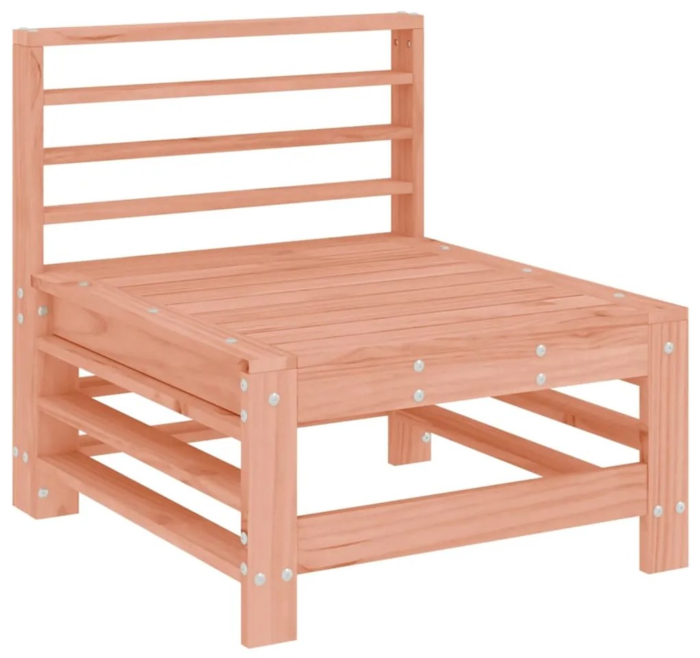 Set salotto da giardino 9 pz in legno massello di douglas