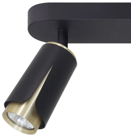 Faretto FIORE 3xGU10/8W/230V nero