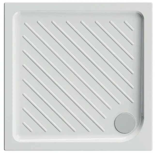 Piatto doccia 70x70 quadrato in ceramica bianco Dolomite Gemma