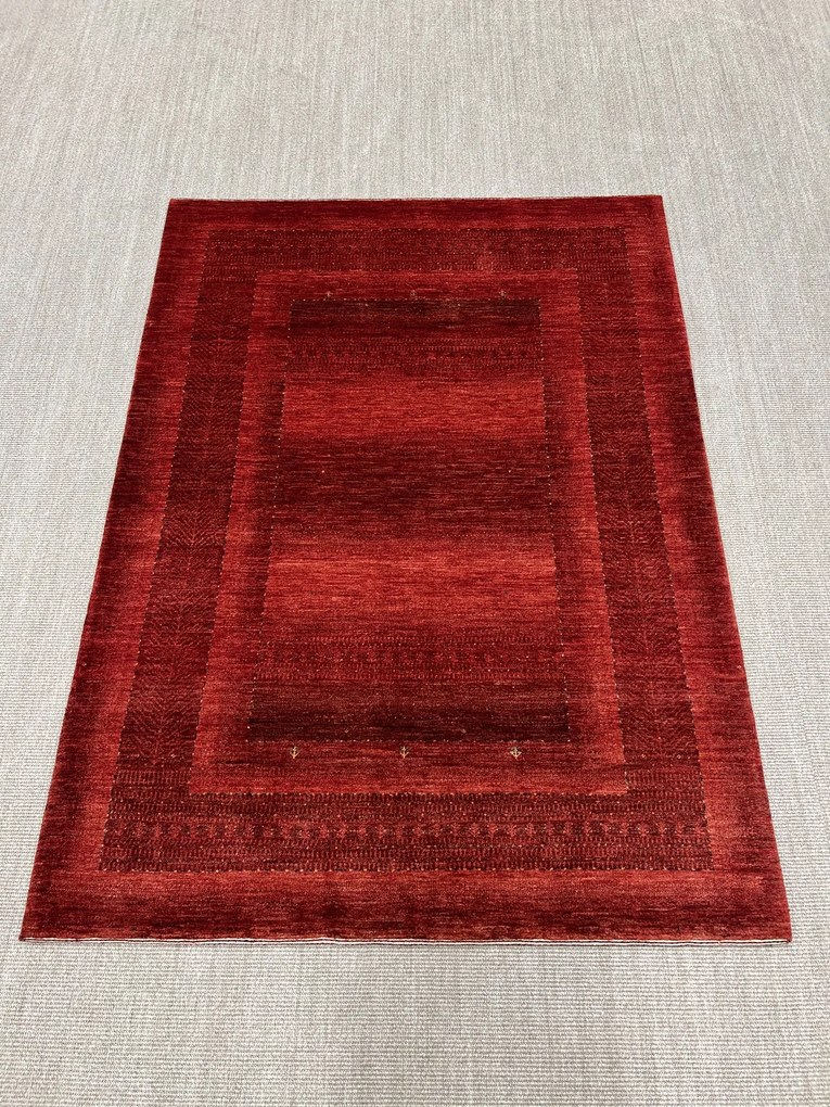 Loribaft Tappeto 220x160 Rosso (Iran) Annodato A Mano