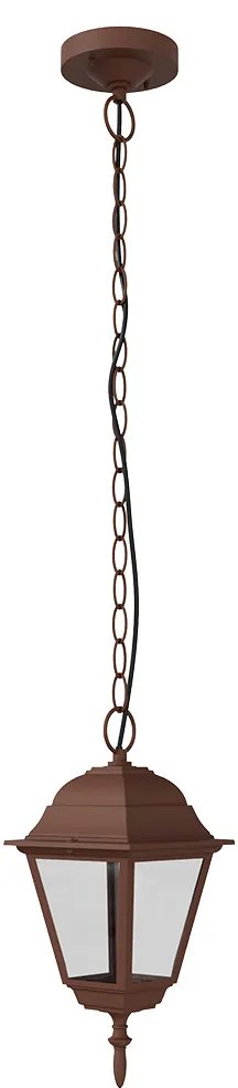 Lanterna Vintage a Sospensione E27 IP54 Corten - Serie Alfieri