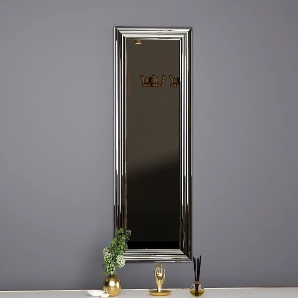 Specchio da parete BOSS 90x30 cm argento