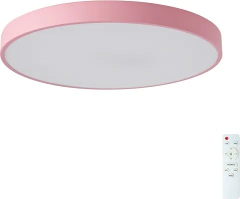 Brilagi - Lampada da soffitto dimmerabile POOL LED/60W/230V 3000-6000K 60 cm rosa + telecomando