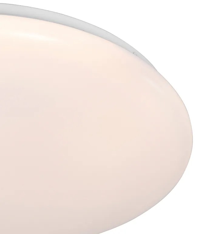 Plafoniera bianca 33 cm con LED e dimmer con telecomando - Iene
