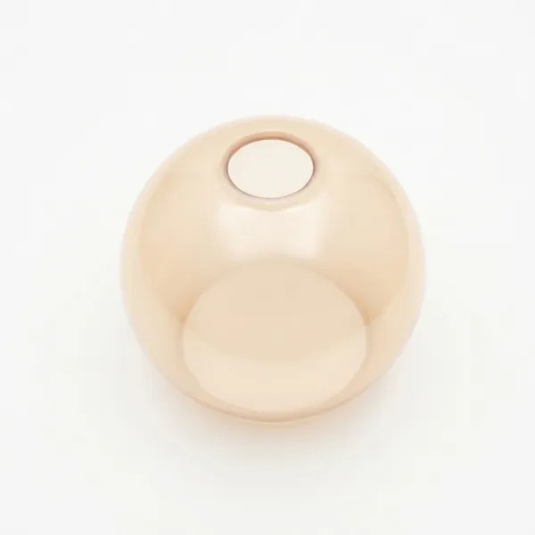 Vetro di ricambio POBO Ø 14 cm beige fumé