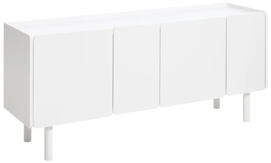 Cassettiera bianca 160x70x45 cm Bera – Unique Furniture