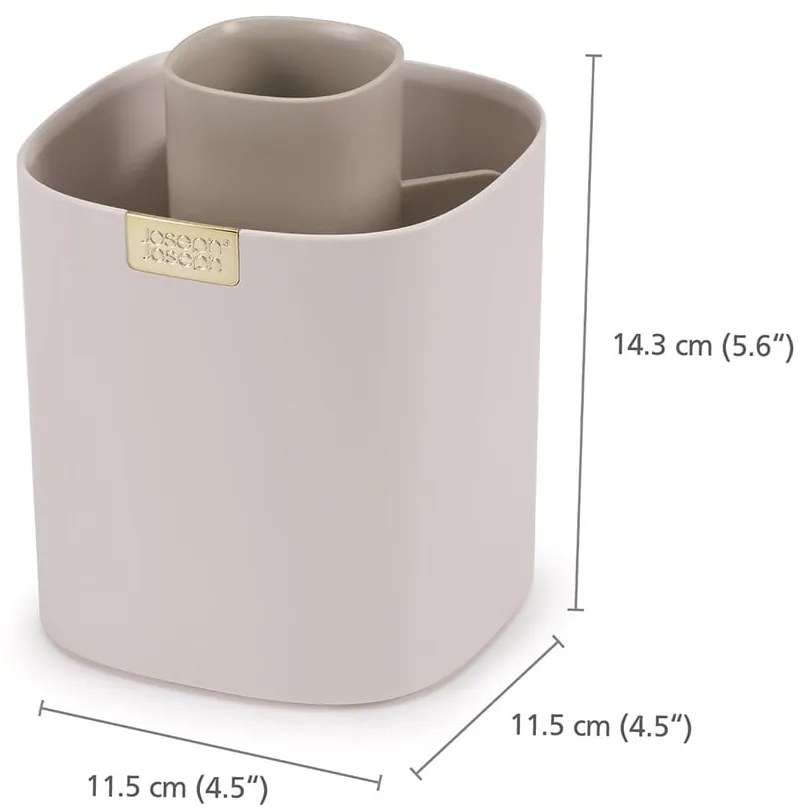 Organizzatore bagno beige Viva - Joseph Joseph