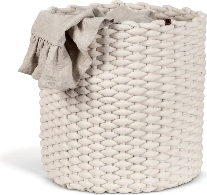 Cesto in tessuto ø 40x40 cm Peach Skin Round XL – Bigso