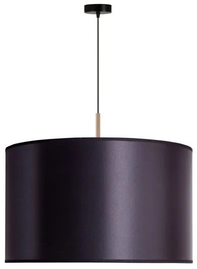Duolla - Lampadario a sospensione con filo CANNES 1xE27/15W/230V diametro 50 cm nero/rame