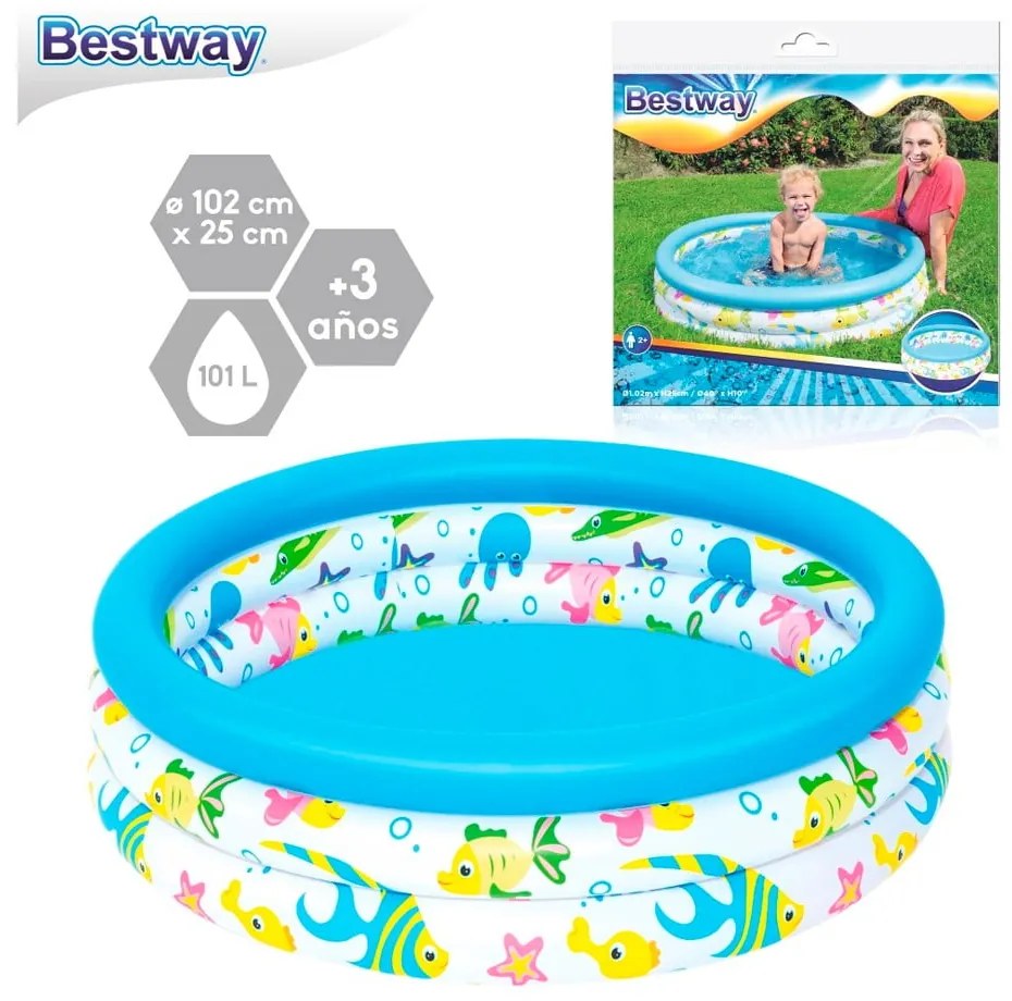 Piscina per bambini ø 102 cm - Bestway