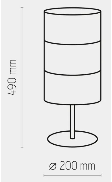 Lampada da tavolo  BOGART 1xE27/15W/230V nero/oro