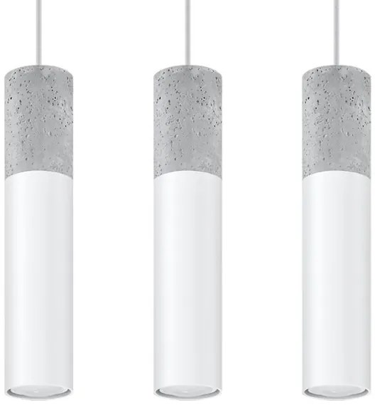 Lampadario a sospensione con filo BORGIO 3xGU10/40W/230V