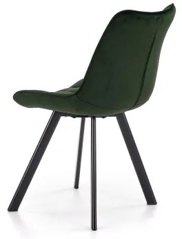 Sedia da pranzo COMORO, 1 pz, verde scuro