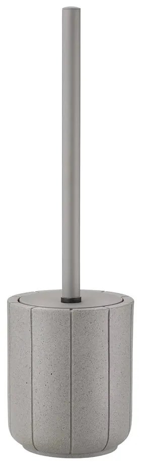 Scopino WC grigio chiaro in poliresina Kua – Blomus