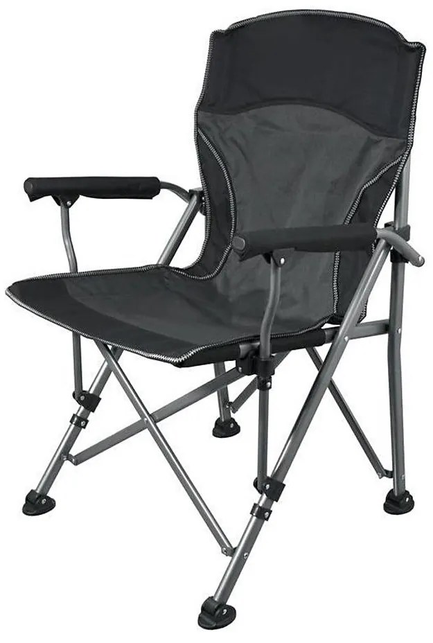 Sedia da campeggio pieghevole nera