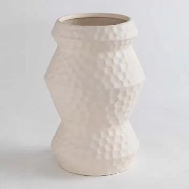 Vaso in Ceramica Cedeira Beige Crema - Sklum