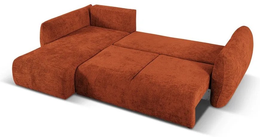 Divano angolare arancione (angolo sinistro) Matera - Cosmopolitan Design