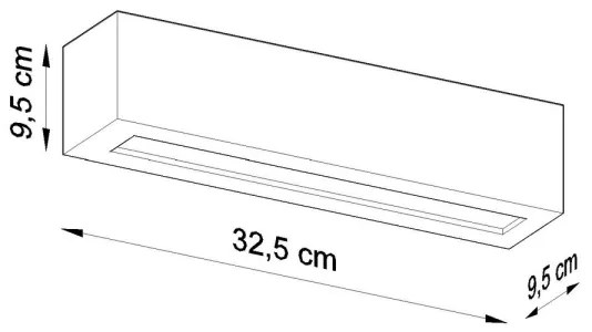 Applique VEGA 1xE27/60W/230V bianca