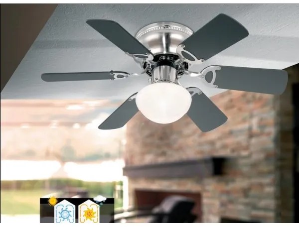 GLOBO 0307 - Ventilatore da soffitto UGO 1xE27/60W/230V