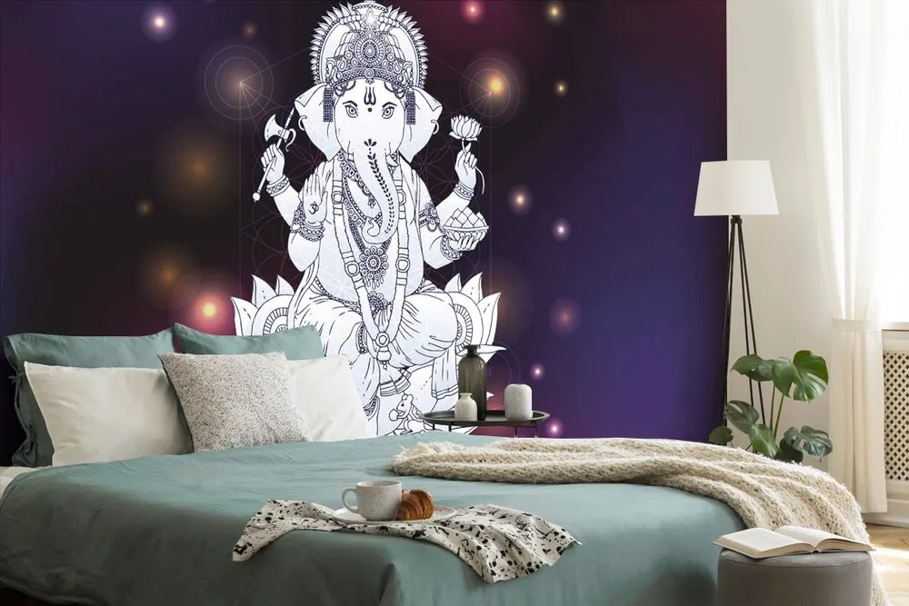 Carta da parati – Buddha Ganesh buddista