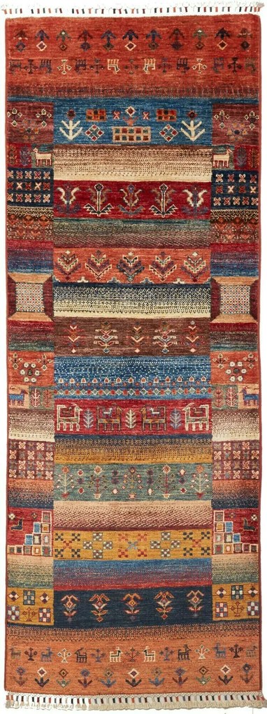 Samarkand Tappeto orientale 200 x 70 (Pakistan) Annodato A Mano