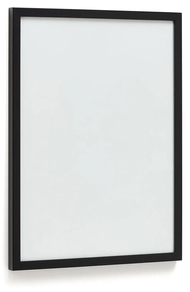 Kave Home - Portafoto in legno Neale con finitura nera 42 x 56 cm