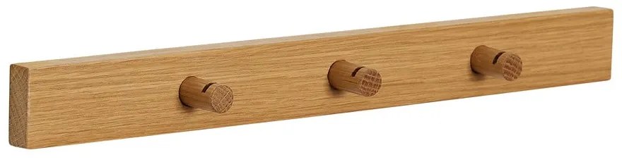 Attaccapanni da parete di colore naturale con effetto rovere 40 cm Cosplay - Hübsch