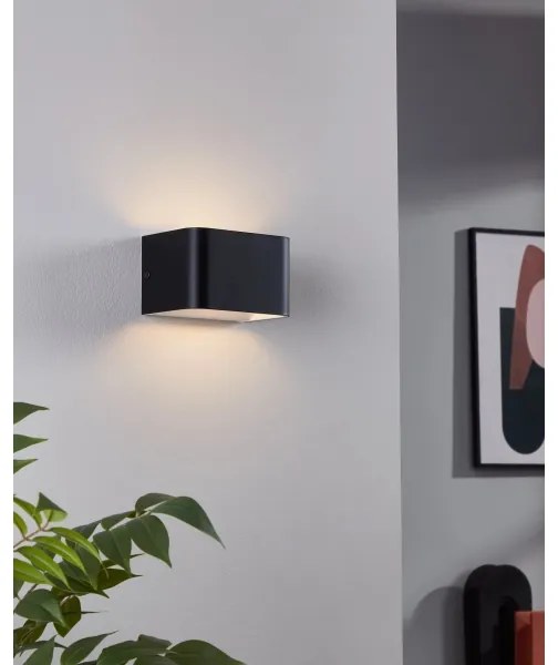 Eglo 901016 - Applique a LED SANIA LED/6W/230V 3000K nero